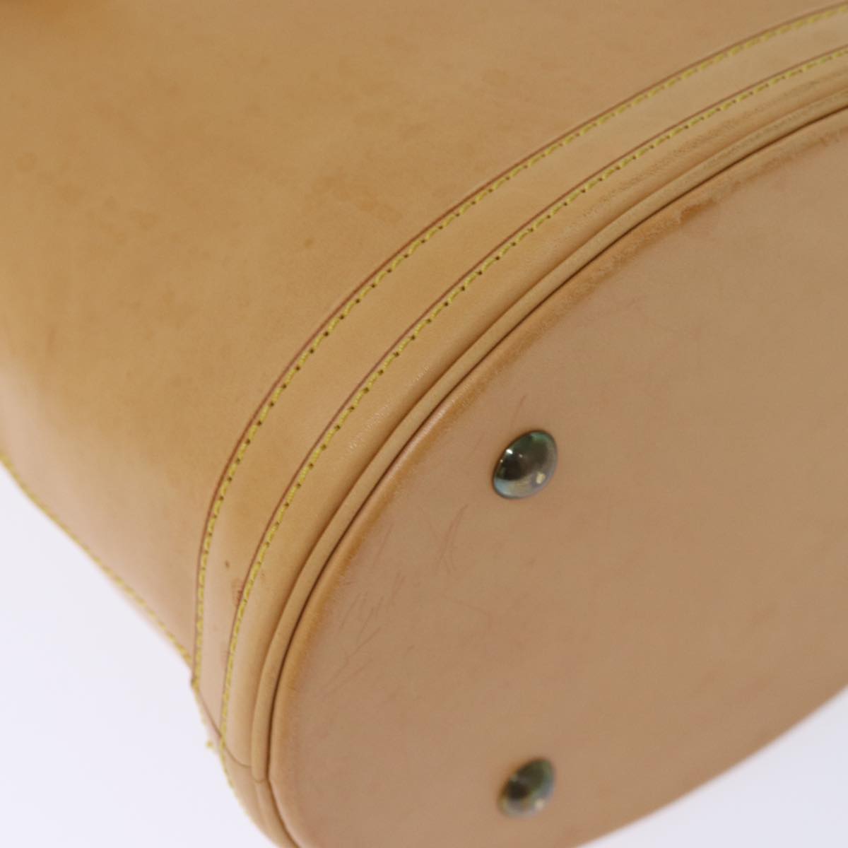 LOUIS VUITTON Nomad Leather Bucket PM Shoulder Bag Beige M85001 LV bs14310