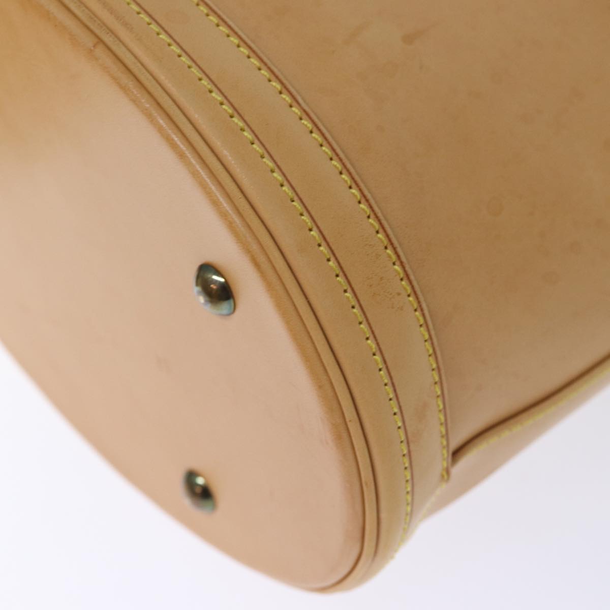LOUIS VUITTON Nomad Leather Bucket PM Shoulder Bag Beige M85001 LV bs14310