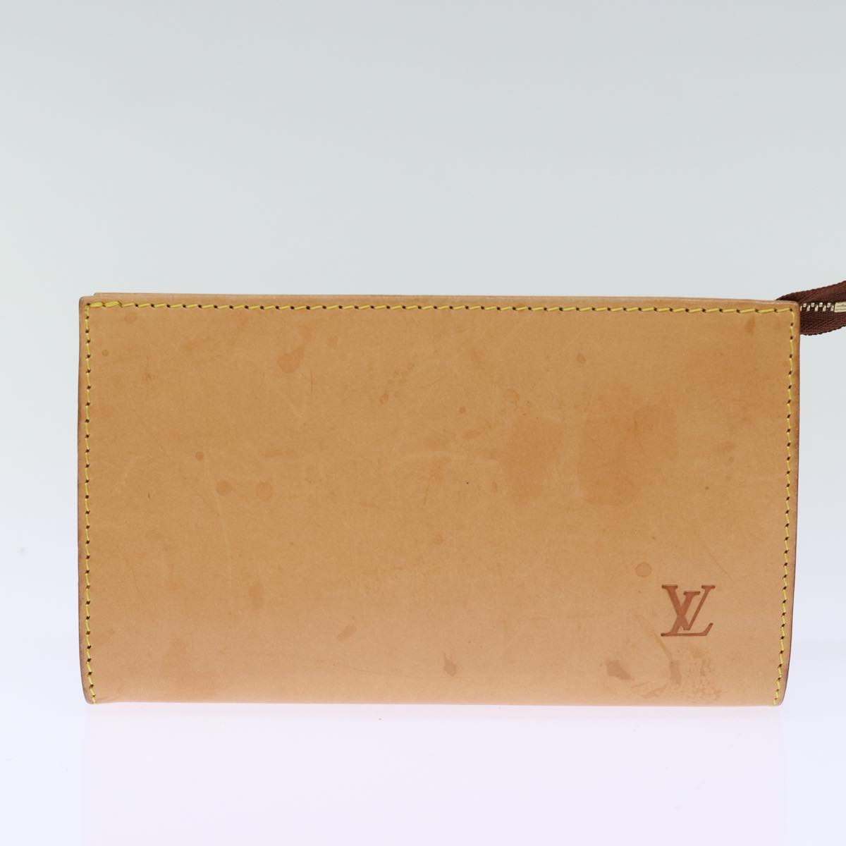 LOUIS VUITTON Nomad Leather Bucket PM Shoulder Bag Beige M85001 LV bs14310