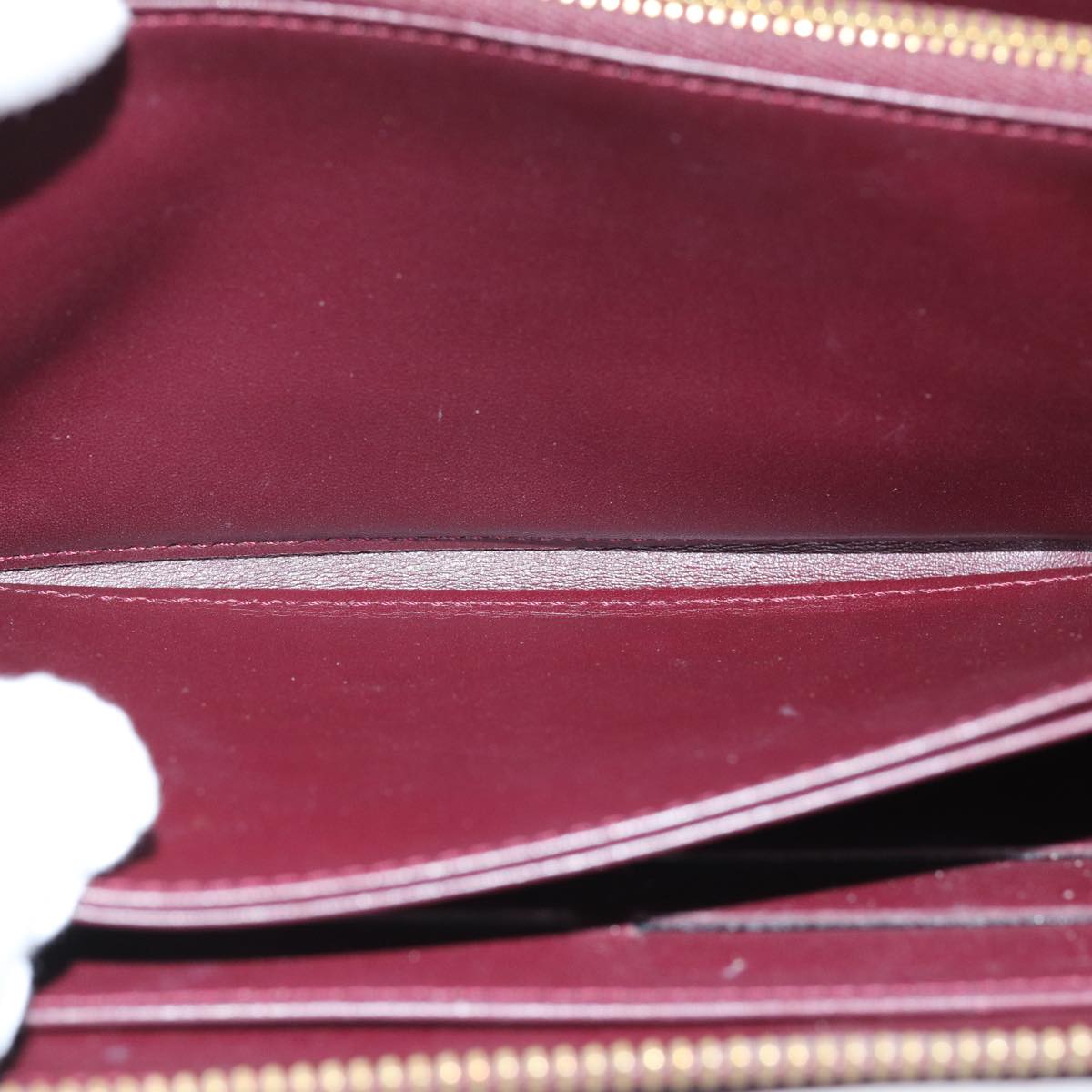 LOUIS VUITTON Vernis Leopard Zippy Wallet Long Wallet Pink M91477 bs14311