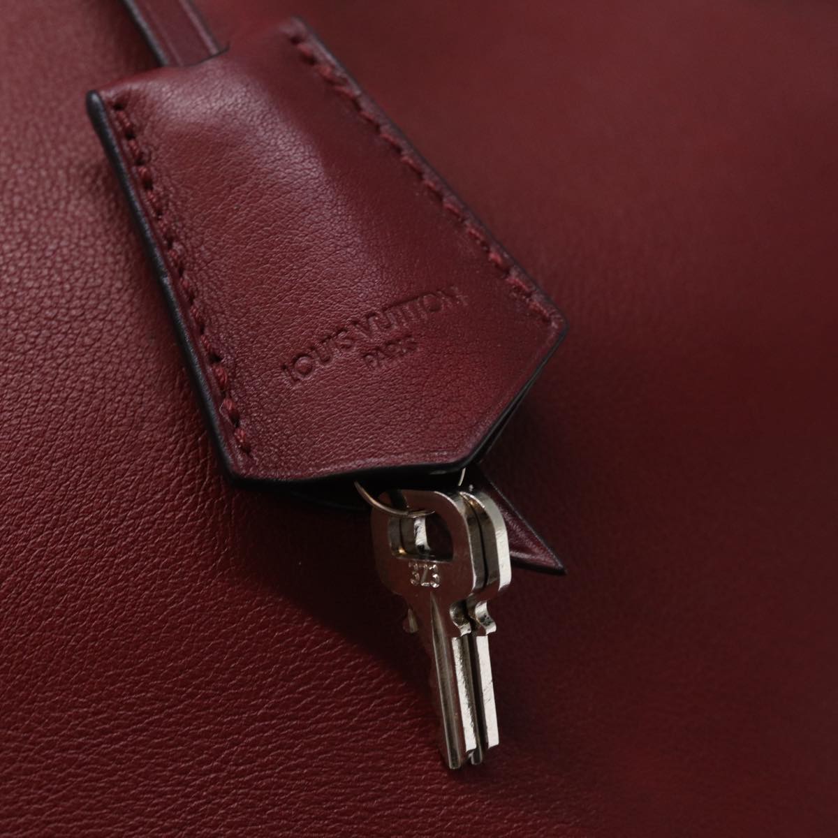 LOUIS VUITTON NN14 GM Cuir Nuance Bag Leather Ruby M94540 LV bs14333