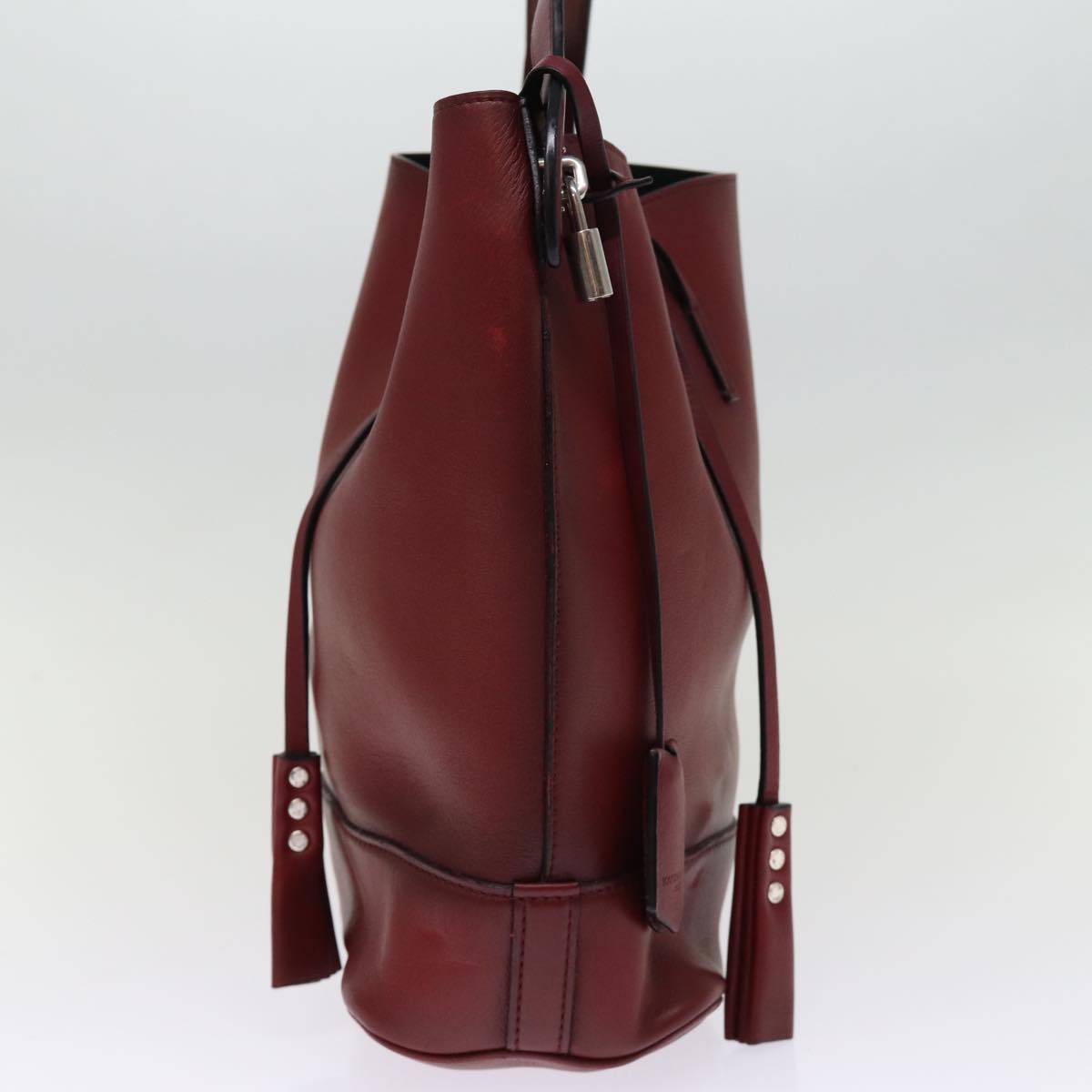 LOUIS VUITTON NN14 GM Cuir Nuance Bag Leather Ruby M94540 LV bs14333