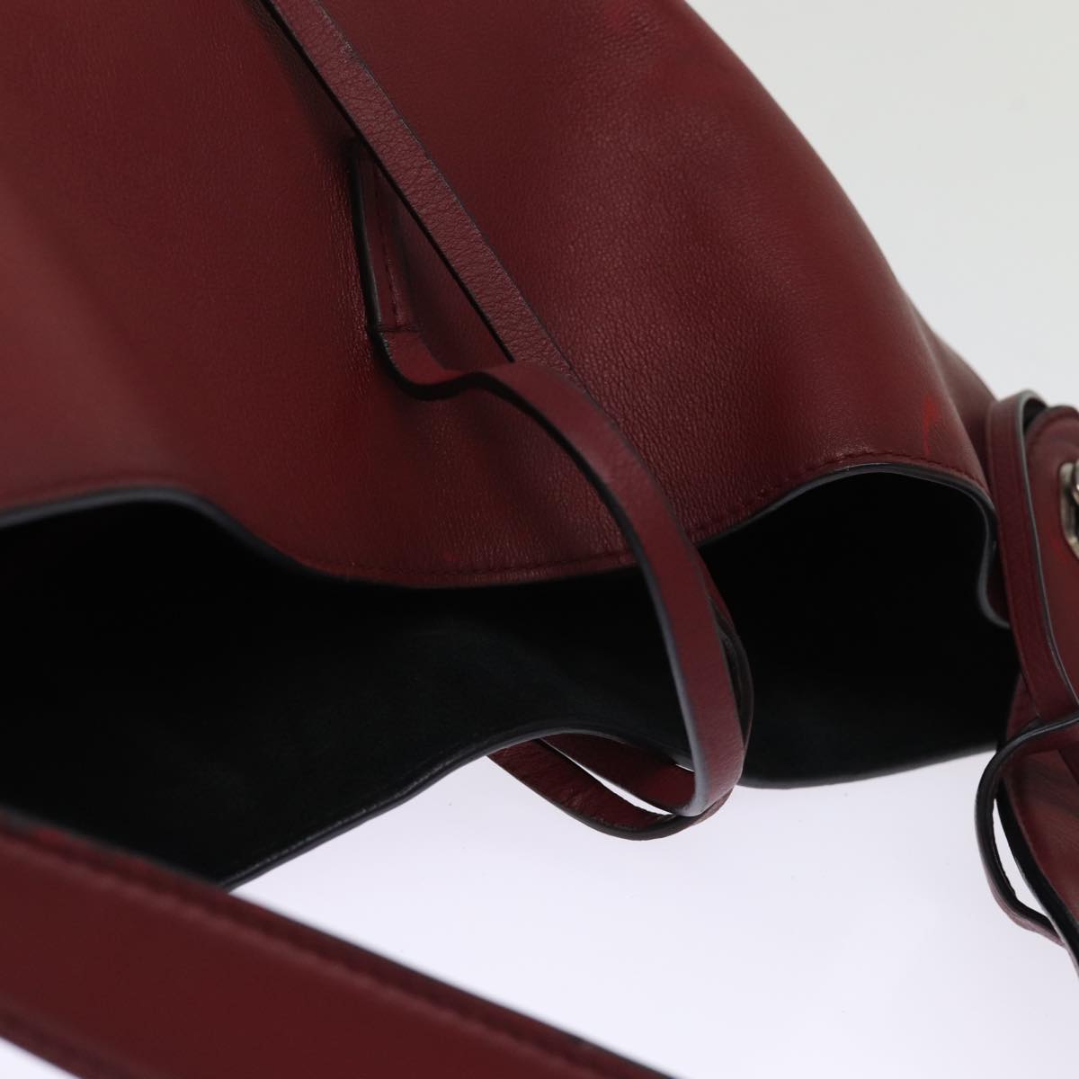 LOUIS VUITTON NN14 GM Cuir Nuance Bag Leather Ruby M94540 LV bs14333