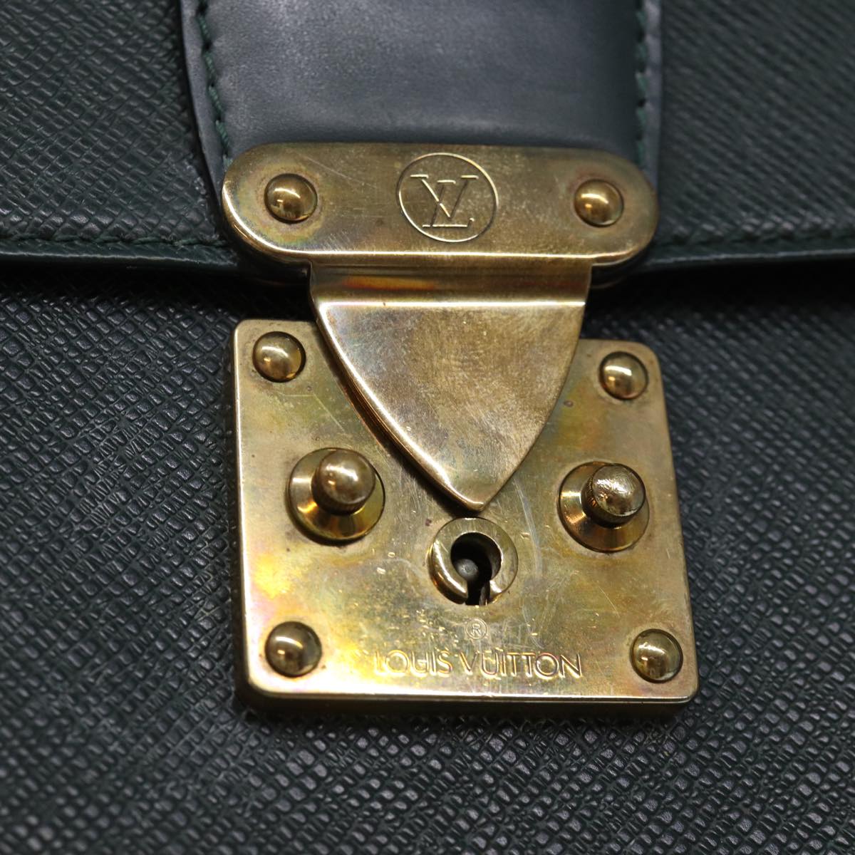 LOUIS VUITTON Taiga Serviette Moskova Business Bag Epicea M30034 LV bs14352