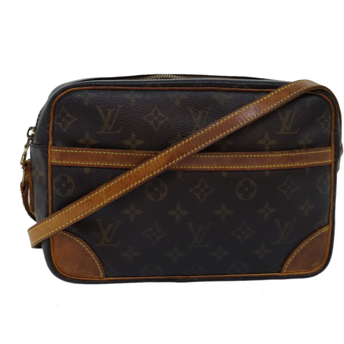 LOUIS VUITTON Monogram Trocadero 27 Shoulder Bag M51274 LV bs14359
