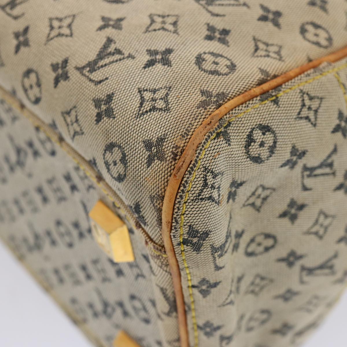 LOUIS VUITTON Monogram mini Marie Hand Bag Blue M92003 LV bs14360