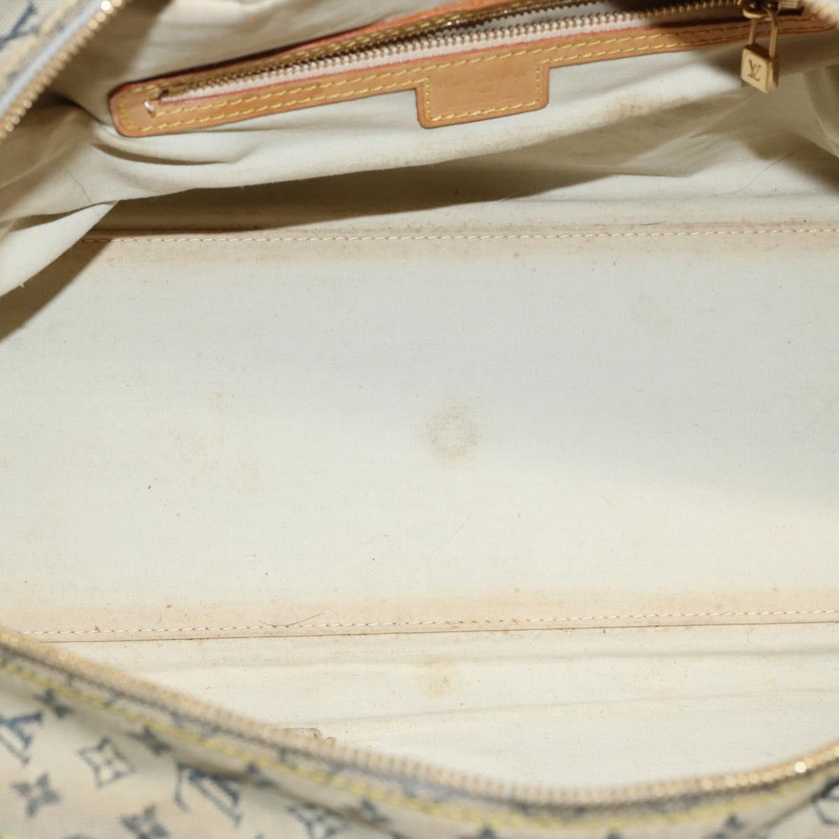 LOUIS VUITTON Monogram mini Marie Hand Bag Blue M92003 LV bs14360