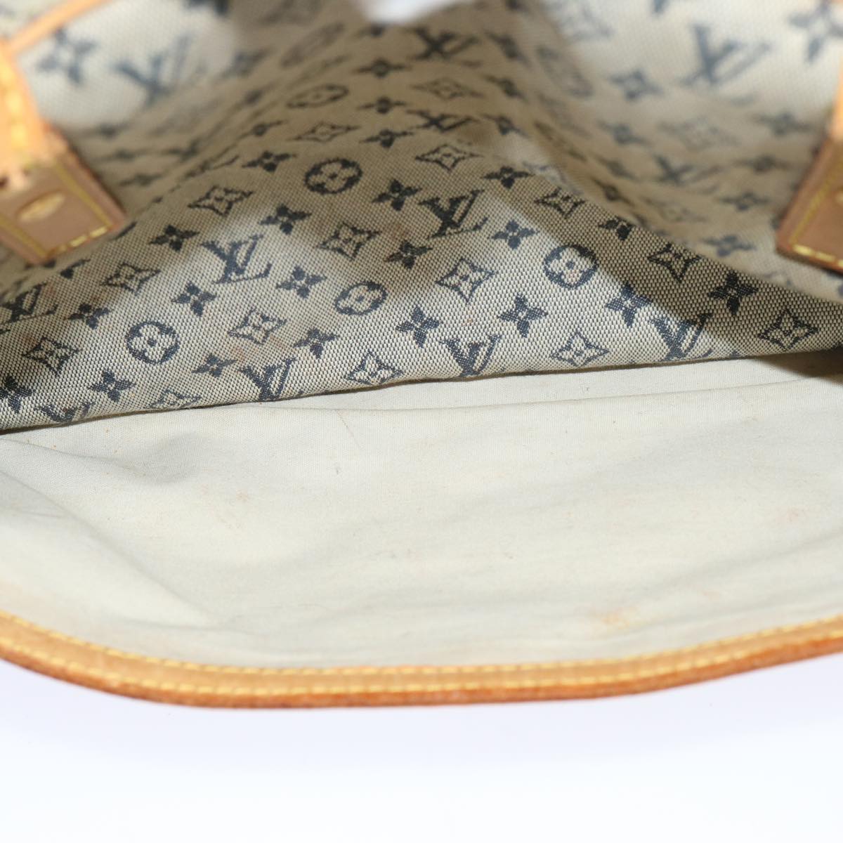 LOUIS VUITTON Monogram mini Marie Hand Bag Blue M92003 LV bs14360