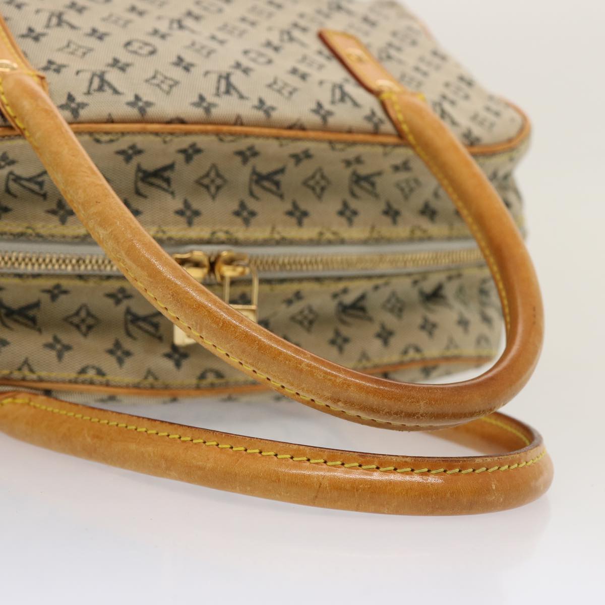 LOUIS VUITTON Monogram mini Marie Hand Bag Blue M92003 LV bs14360
