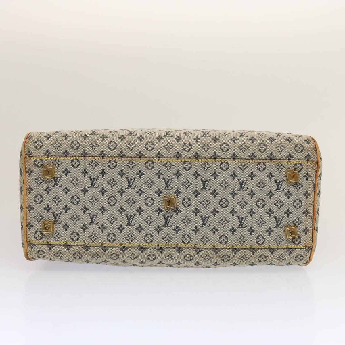 LOUIS VUITTON Monogram mini Marie Hand Bag Blue M92003 LV bs14360