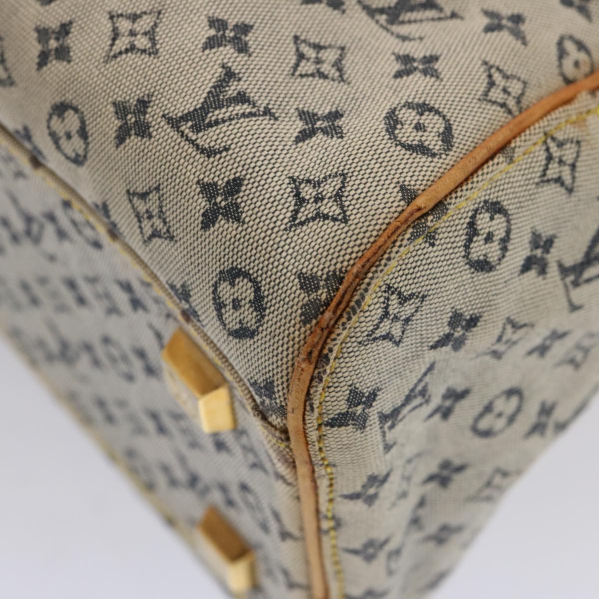 LOUIS VUITTON Monogram mini Marie Hand Bag Blue M92003 LV bs14361