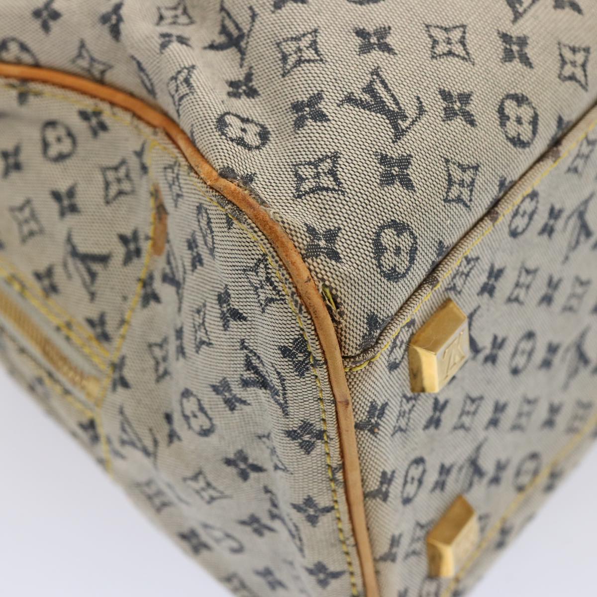 LOUIS VUITTON Monogram mini Marie Hand Bag Blue M92003 LV bs14361