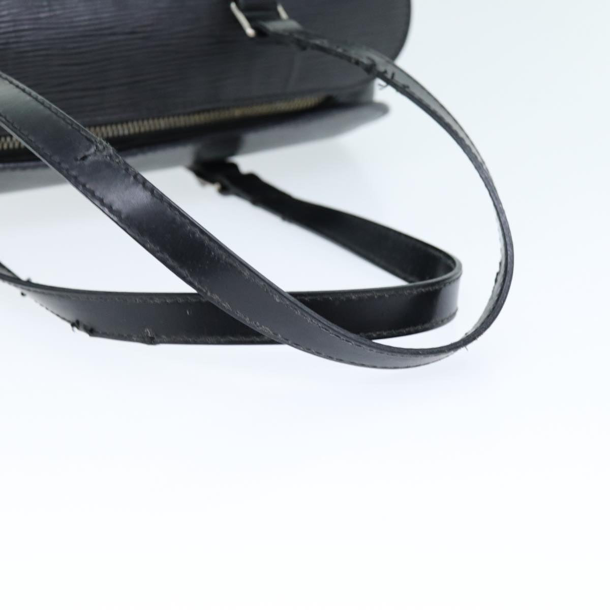 LOUIS VUITTON Epi Soufflot Hand Bag Black M52222 LV bs14363