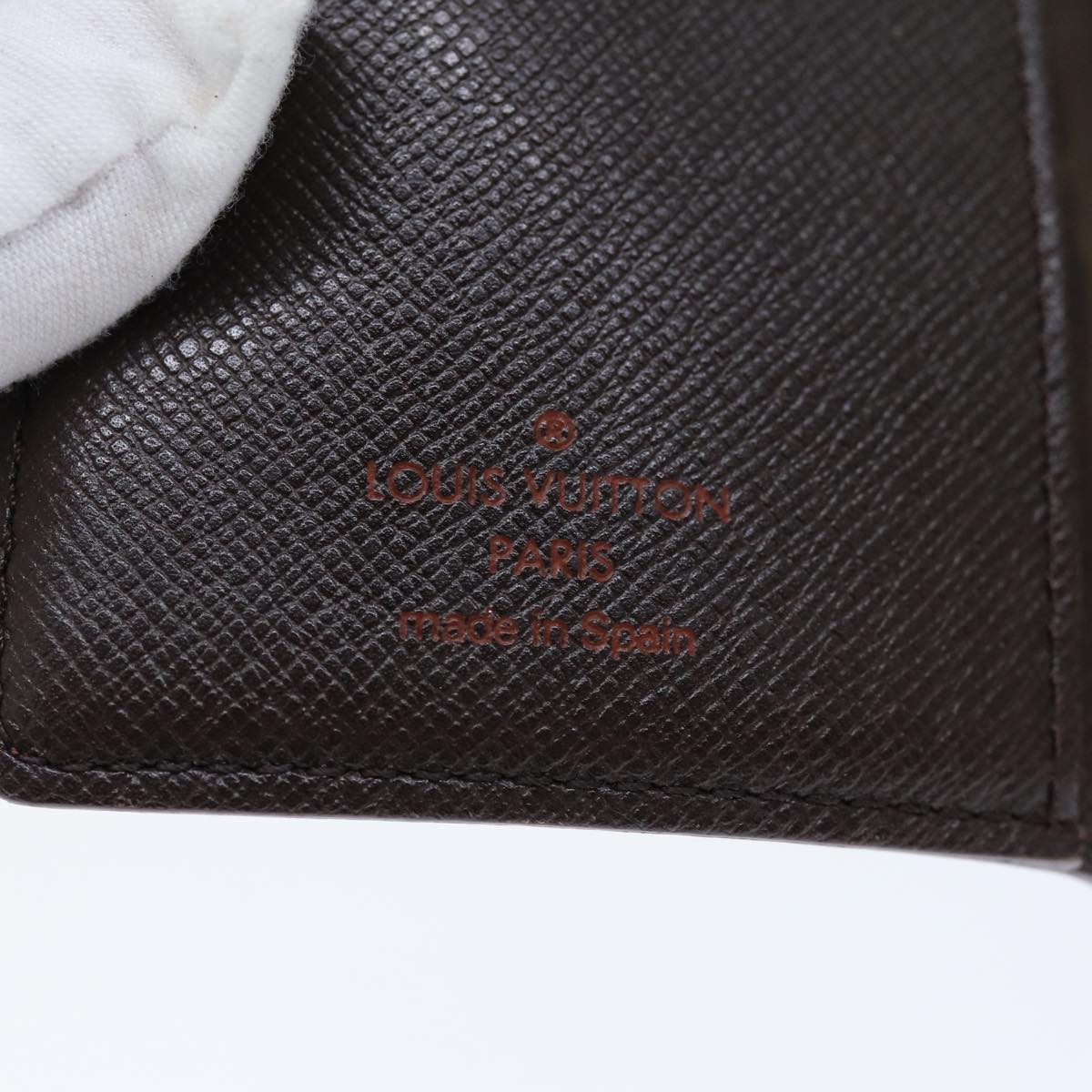 LOUIS VUITTON Damier Ebene Agenda PM Day Planner Cover R20700 LV bs14380