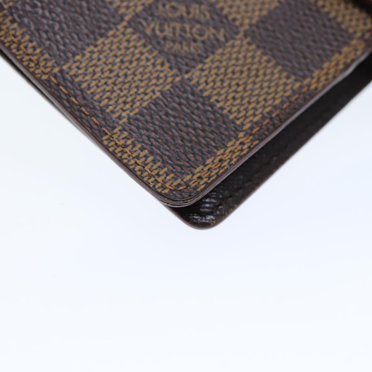 LOUIS VUITTON Damier Ebene Agenda PM Day Planner Cover R20700 LV bs14380