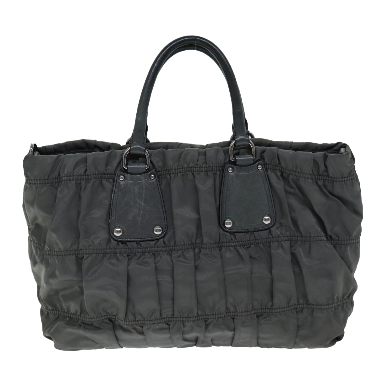 Luxury PradaHand Bag Nylon Gray bs14395