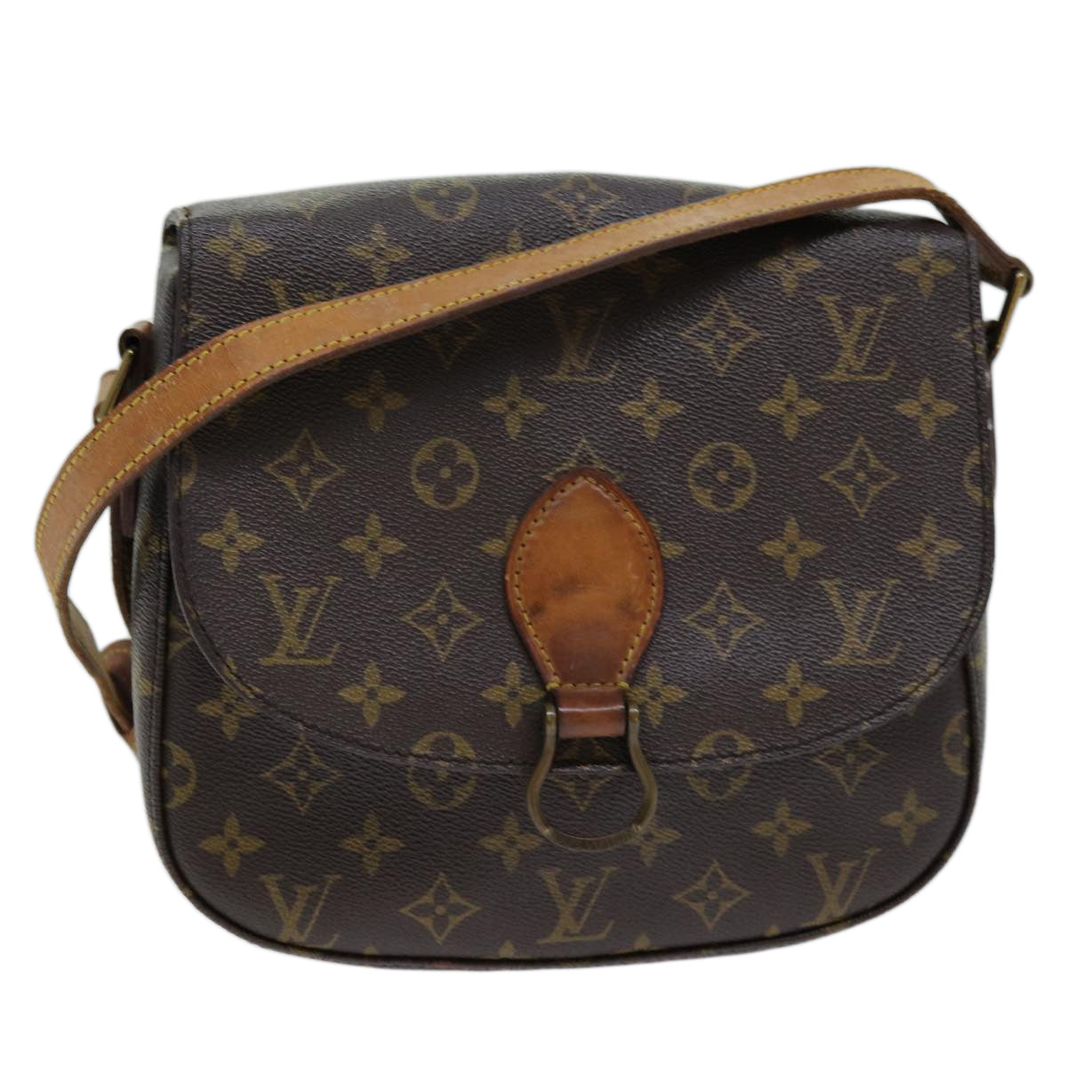 LOUIS VUITTON Monogram Saint Cloud GM Shoulder Bag M51242 LV bs14415