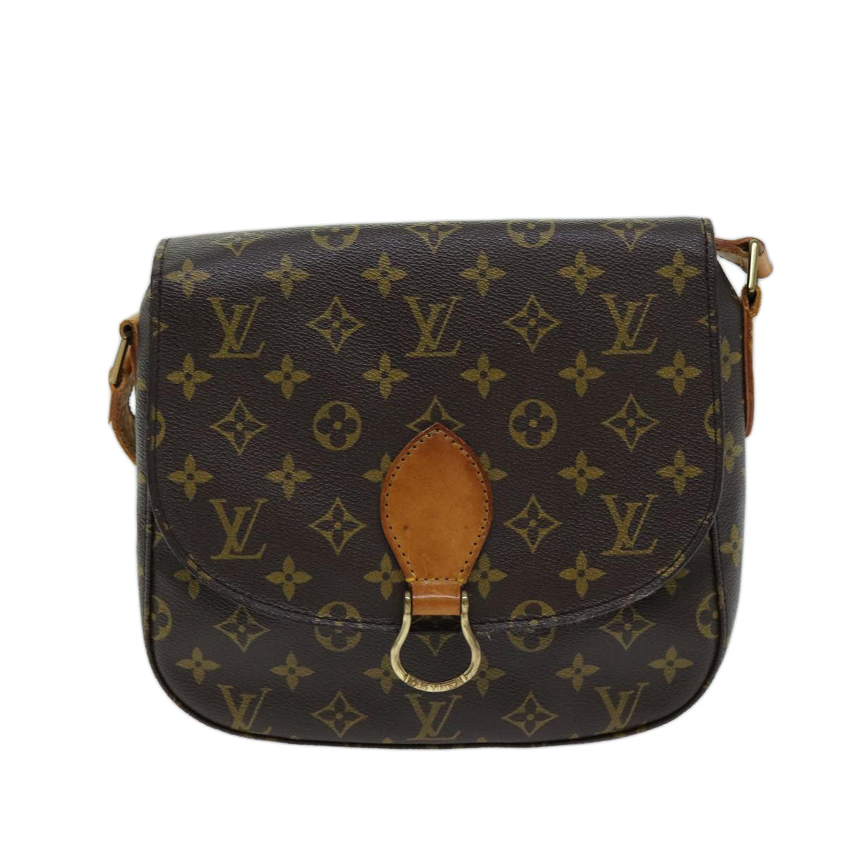 LOUIS VUITTON Monogram Saint Cloud GM Shoulder Bag M51242 LV bs14416
