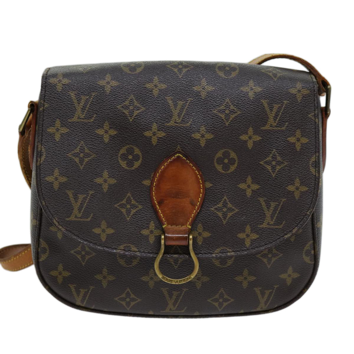 LOUIS VUITTON Monogram Saint Cloud GM Shoulder Bag M51242 LV bs14417