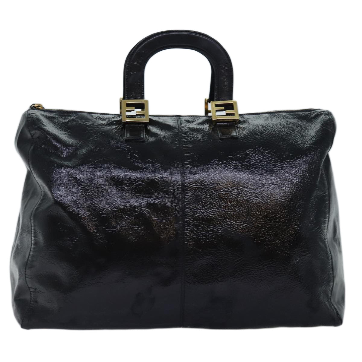 Luxury Fendi Hand Bag Enamel Blackbs14420