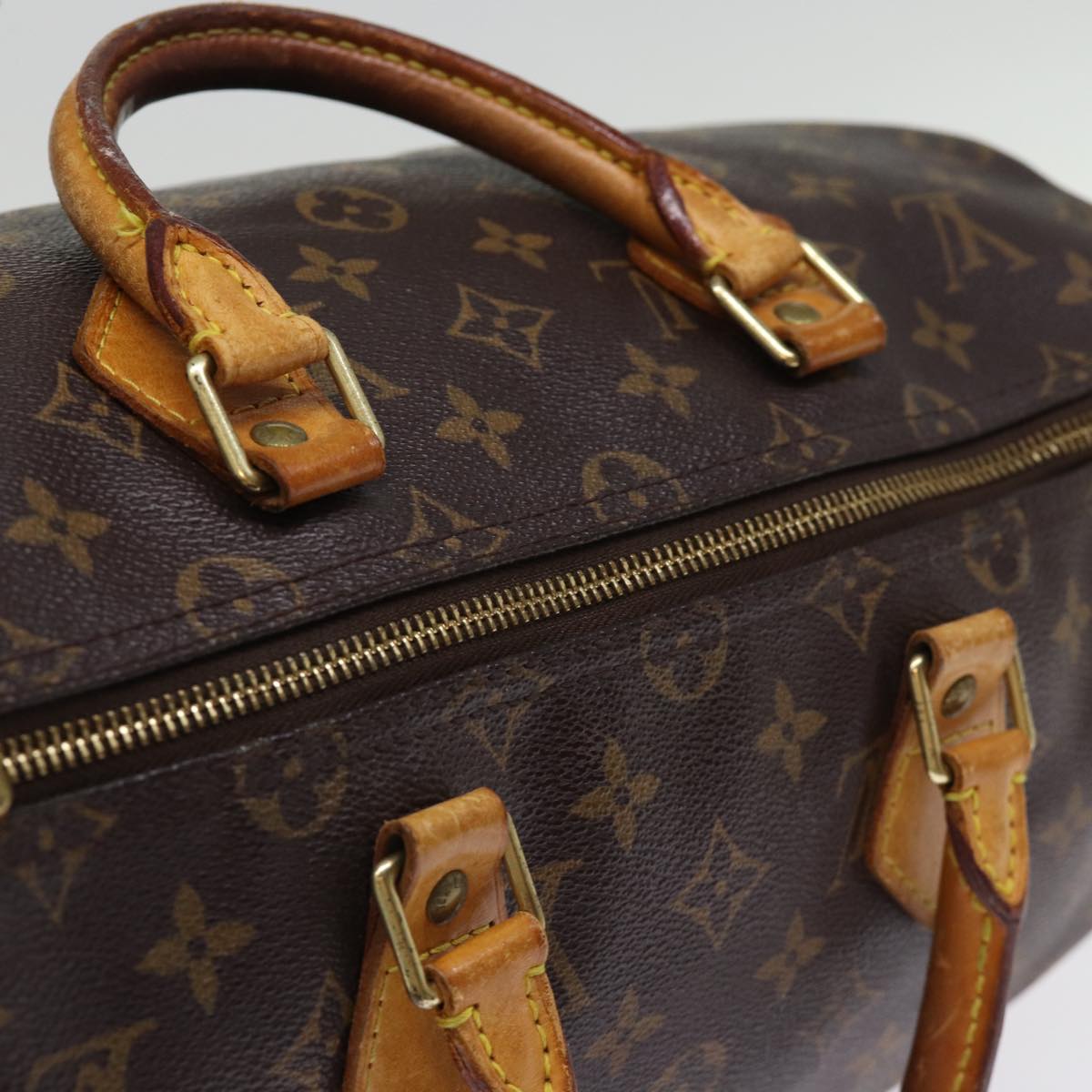 LOUIS VUITTON Monogram Speedy 35 Hand Bag M41524 LV bs14464
