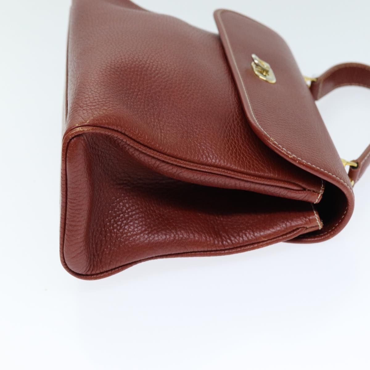 Luxury Fendi Hand Bag Leather Brownbs14477