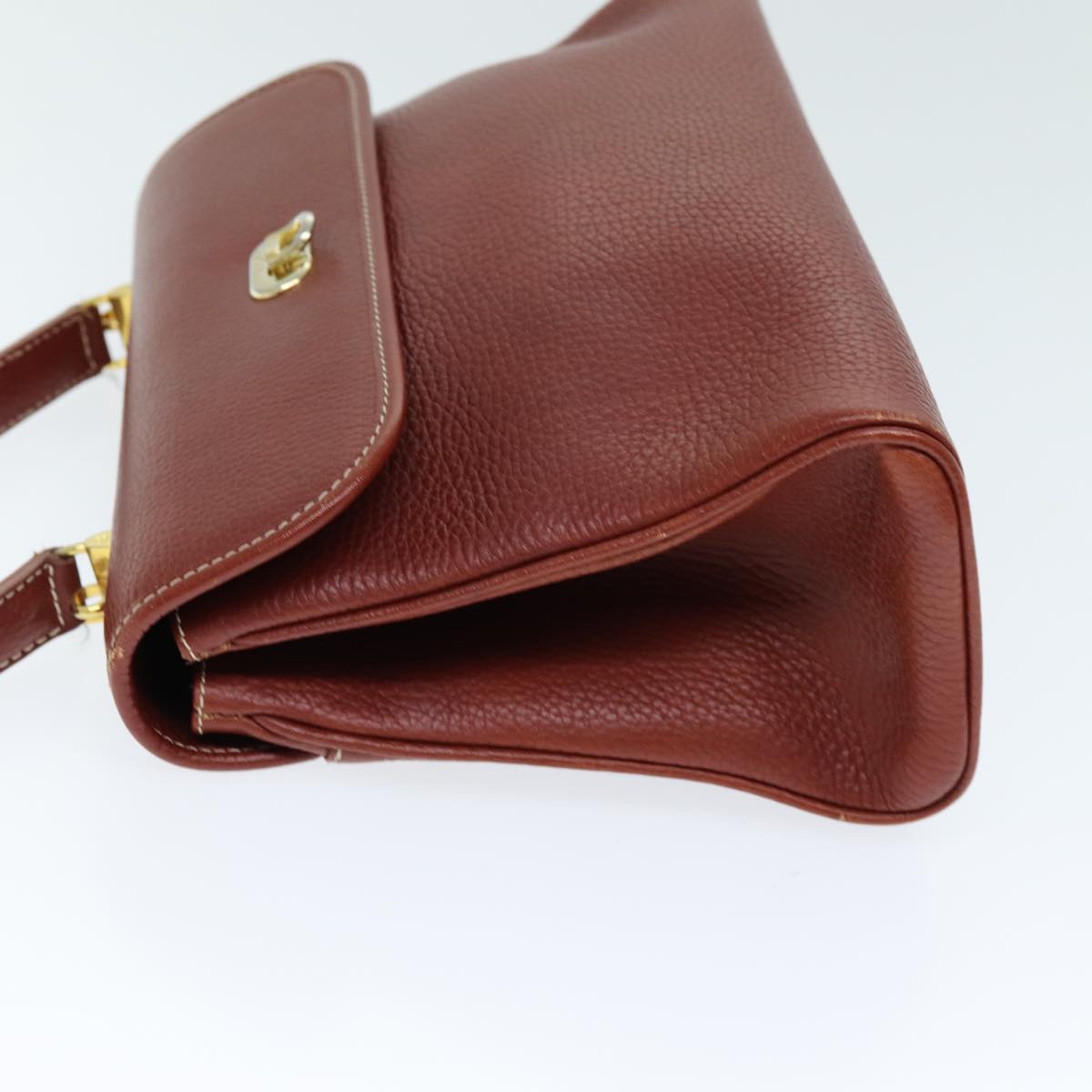 Luxury Fendi Hand Bag Leather Brownbs14477