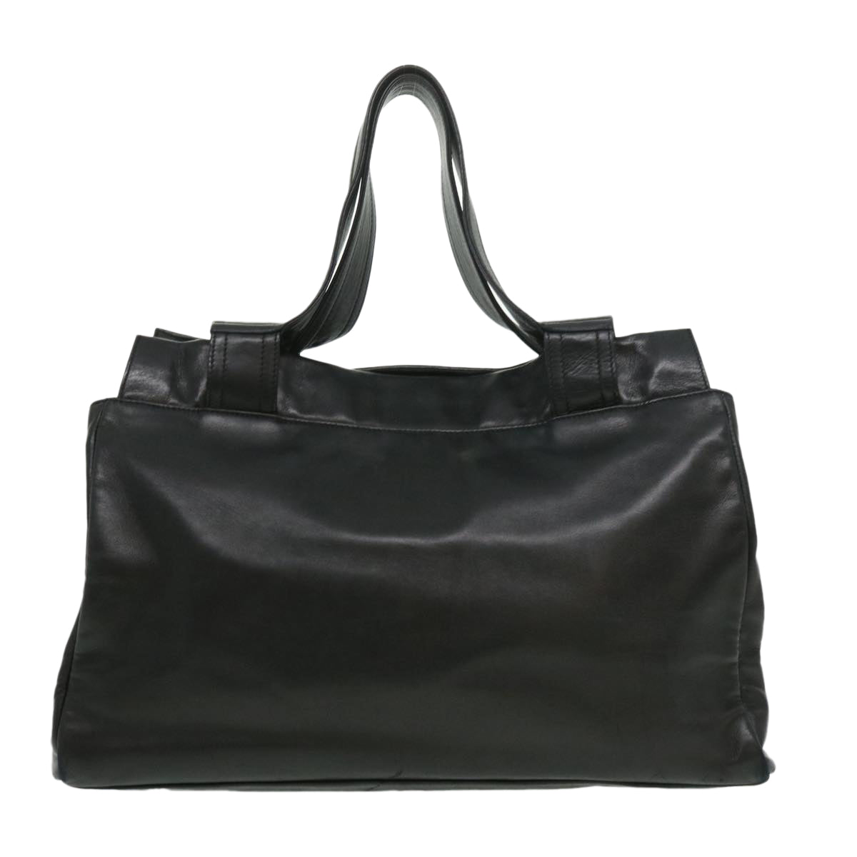 Luxury Chanel COCO Mark Tote Bag Lamb Skin Black CC  bs1448A
