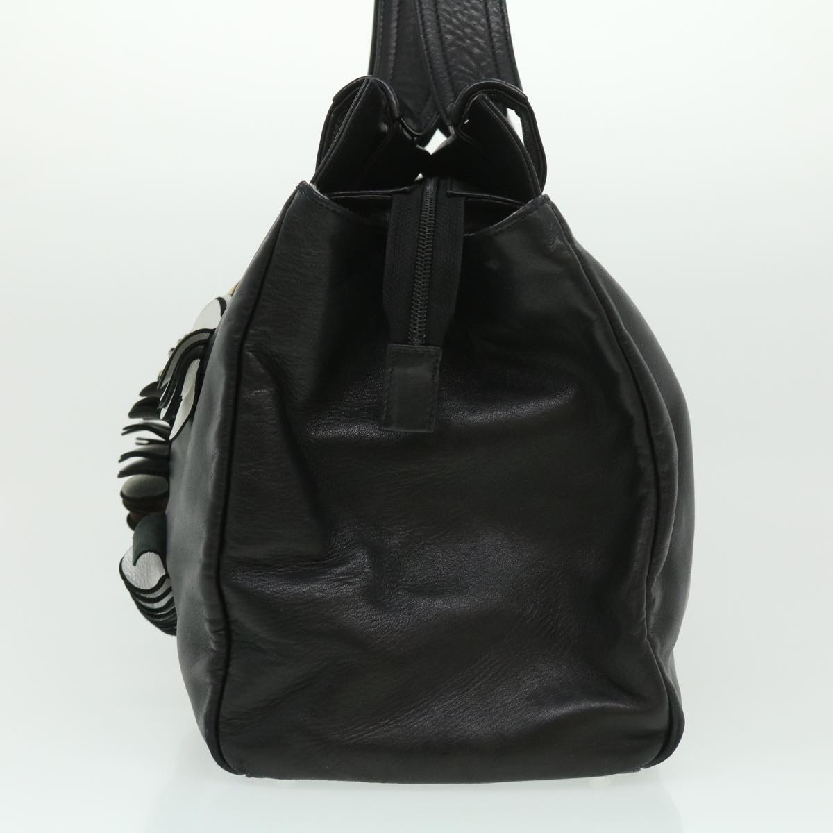 Luxury Chanel COCO Mark Tote Bag Lamb Skin Black CC  bs1448A