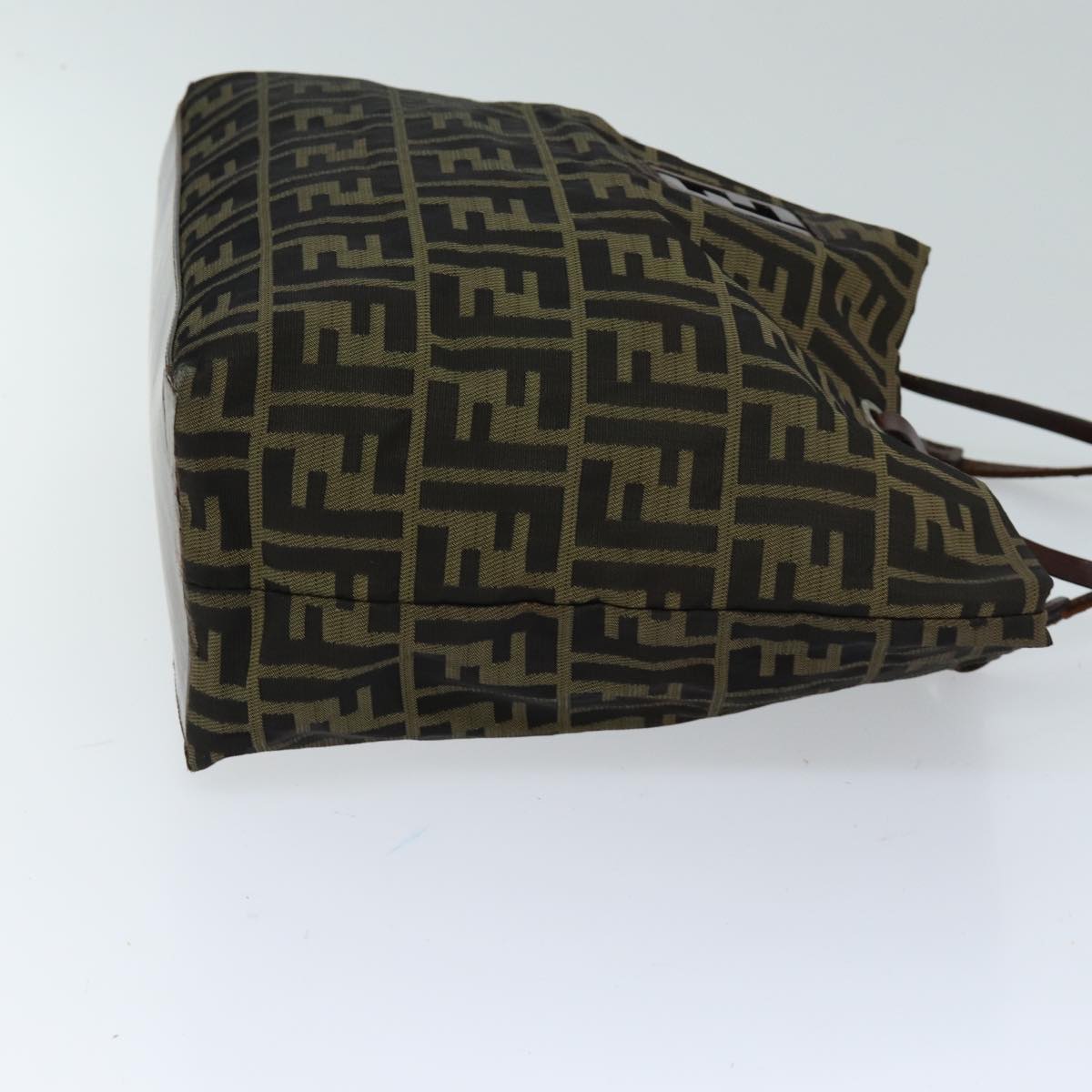 Luxury Fendi Zucca Canvas Tote Bag Black Brownbs14491