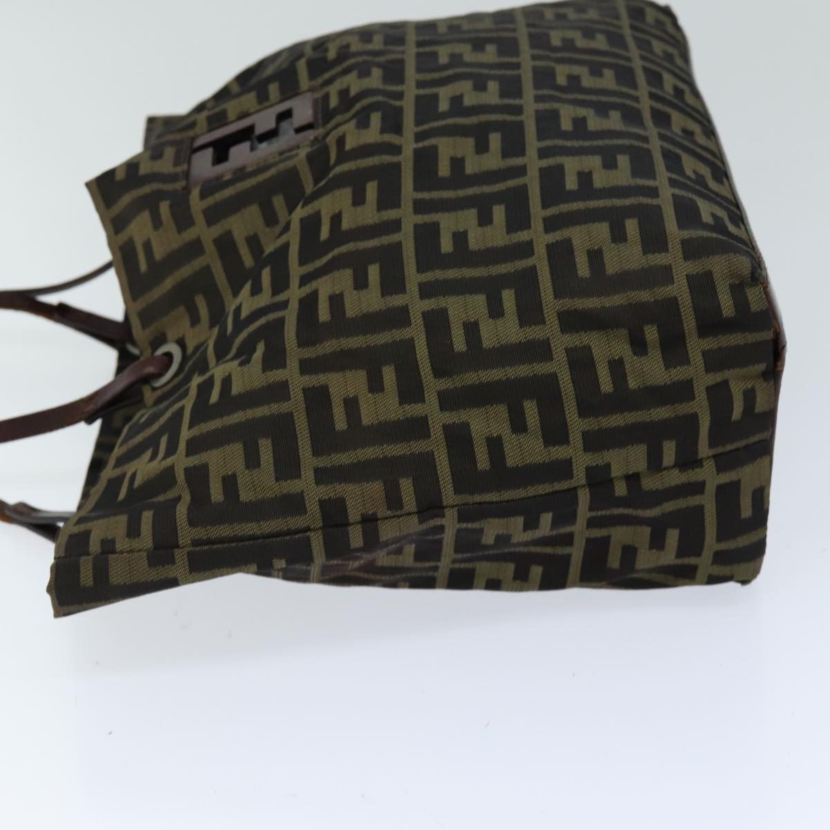 Luxury Fendi Zucca Canvas Tote Bag Black Brownbs14491