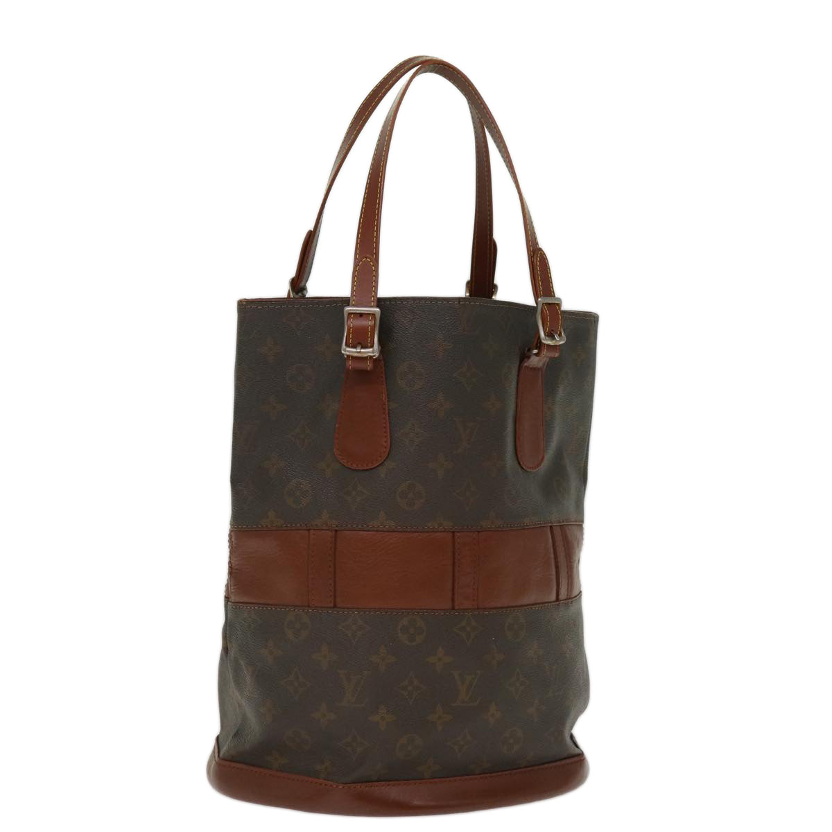 LOUIS VUITTON Monogram Bucket GM Shoulder Bag M42236 LV bs14496