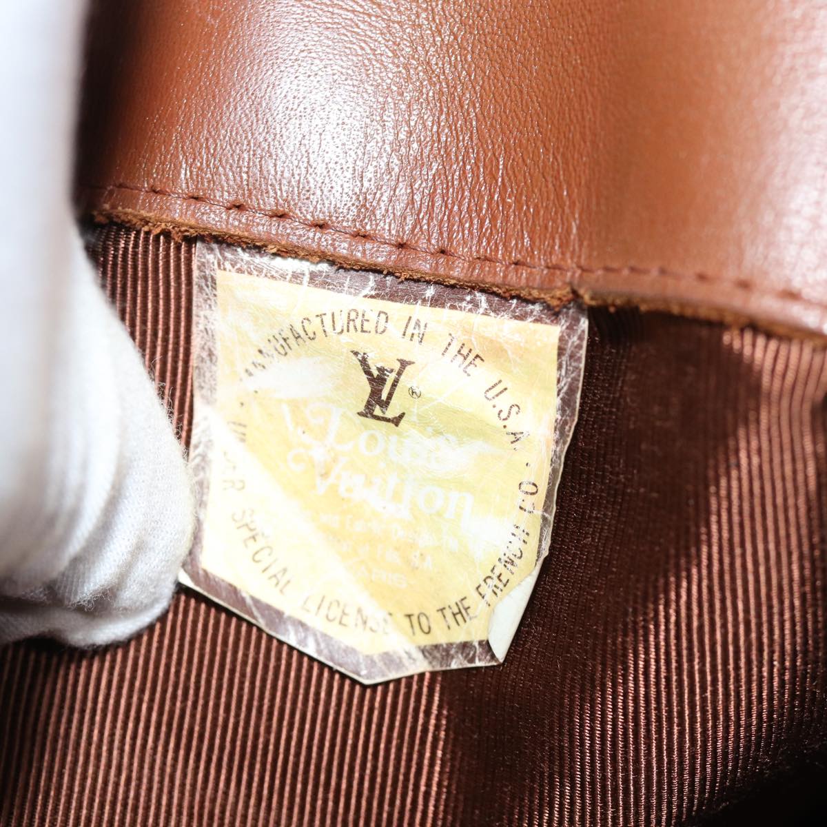 LOUIS VUITTON Monogram Bucket GM Shoulder Bag M42236 LV bs14496