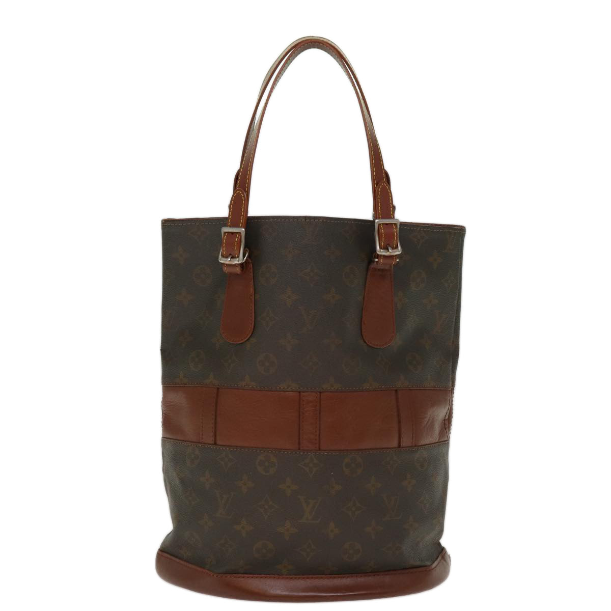 LOUIS VUITTON Monogram Bucket GM Shoulder Bag M42236 LV bs14496