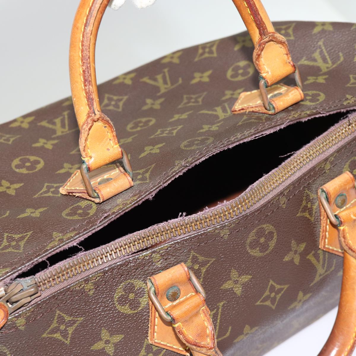 LOUIS VUITTON Monogram Speedy 30 Hand Bag M41526 LV bs14523