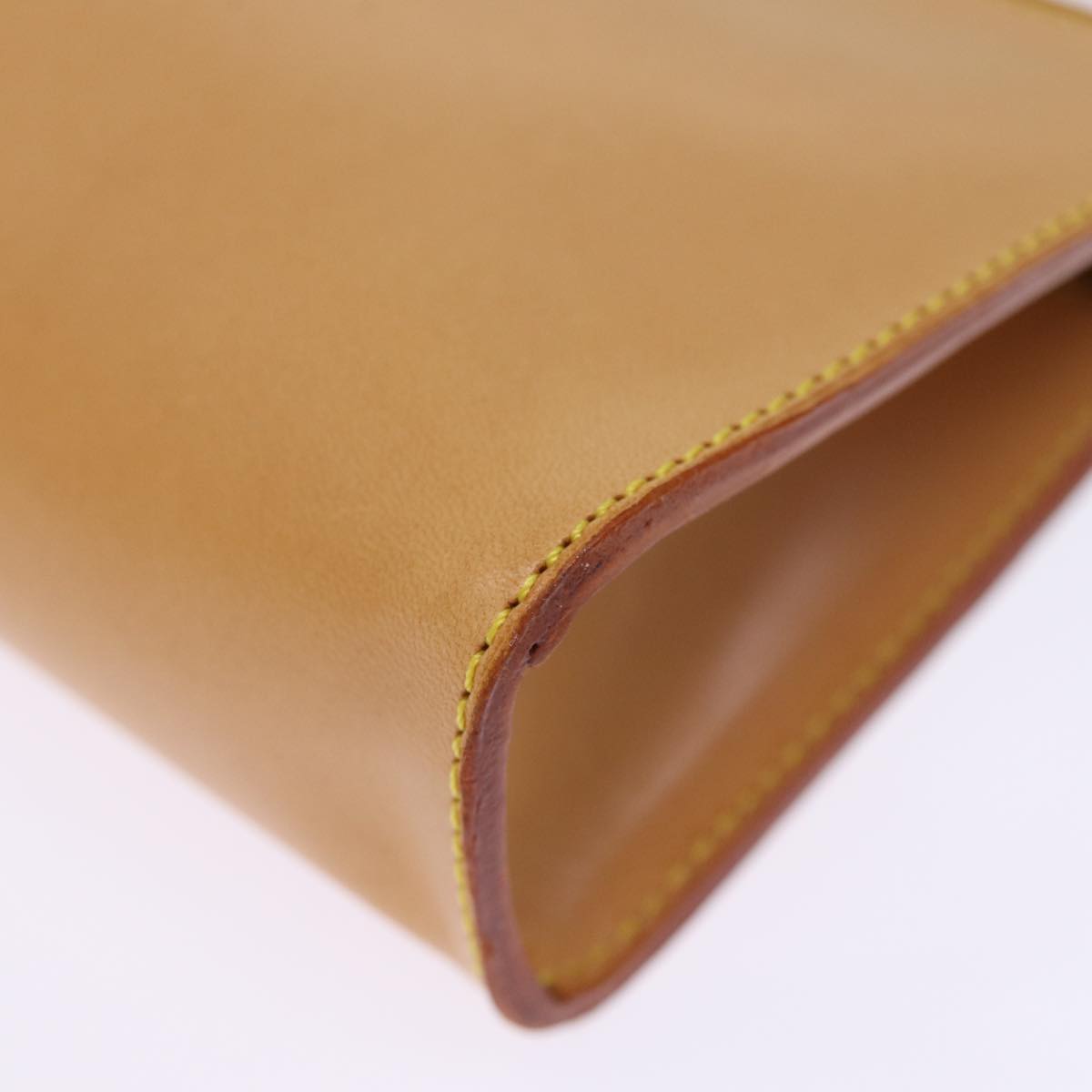 LOUIS VUITTON Nomad Accessory Pouch Leather Beige LV bs14530
