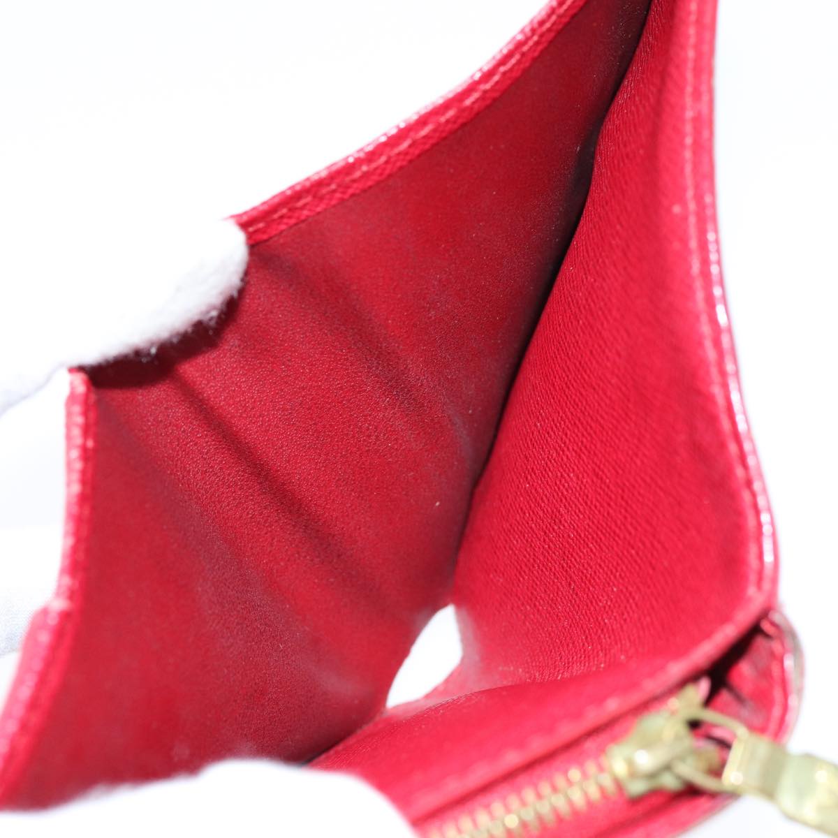 LOUIS VUITTON Monogram Cherry Compact Zip Bifold Wallet M95005 LV bs14531