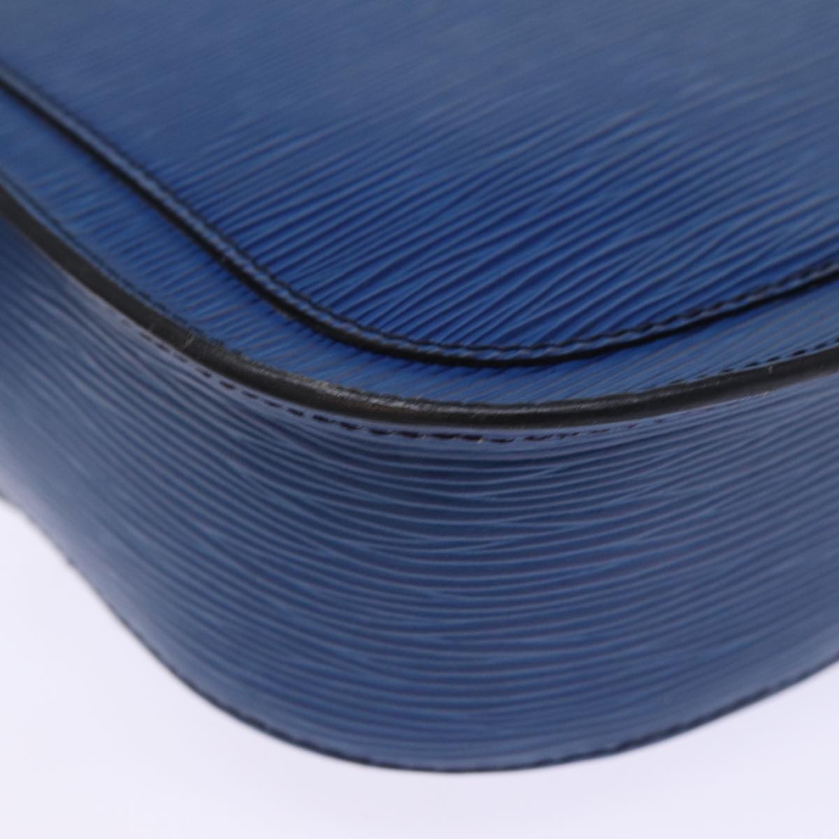 LOUIS VUITTON Epi Saint Cloud GM Shoulder Bag Toledo Blue M52195 LV bs14557