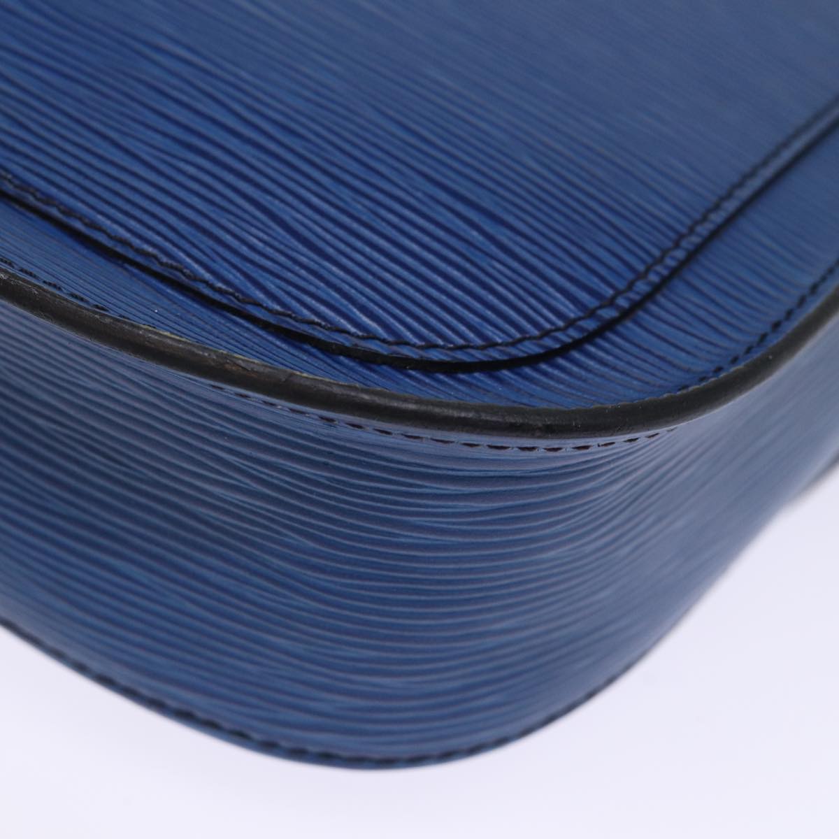 LOUIS VUITTON Epi Saint Cloud GM Shoulder Bag Toledo Blue M52195 LV bs14557
