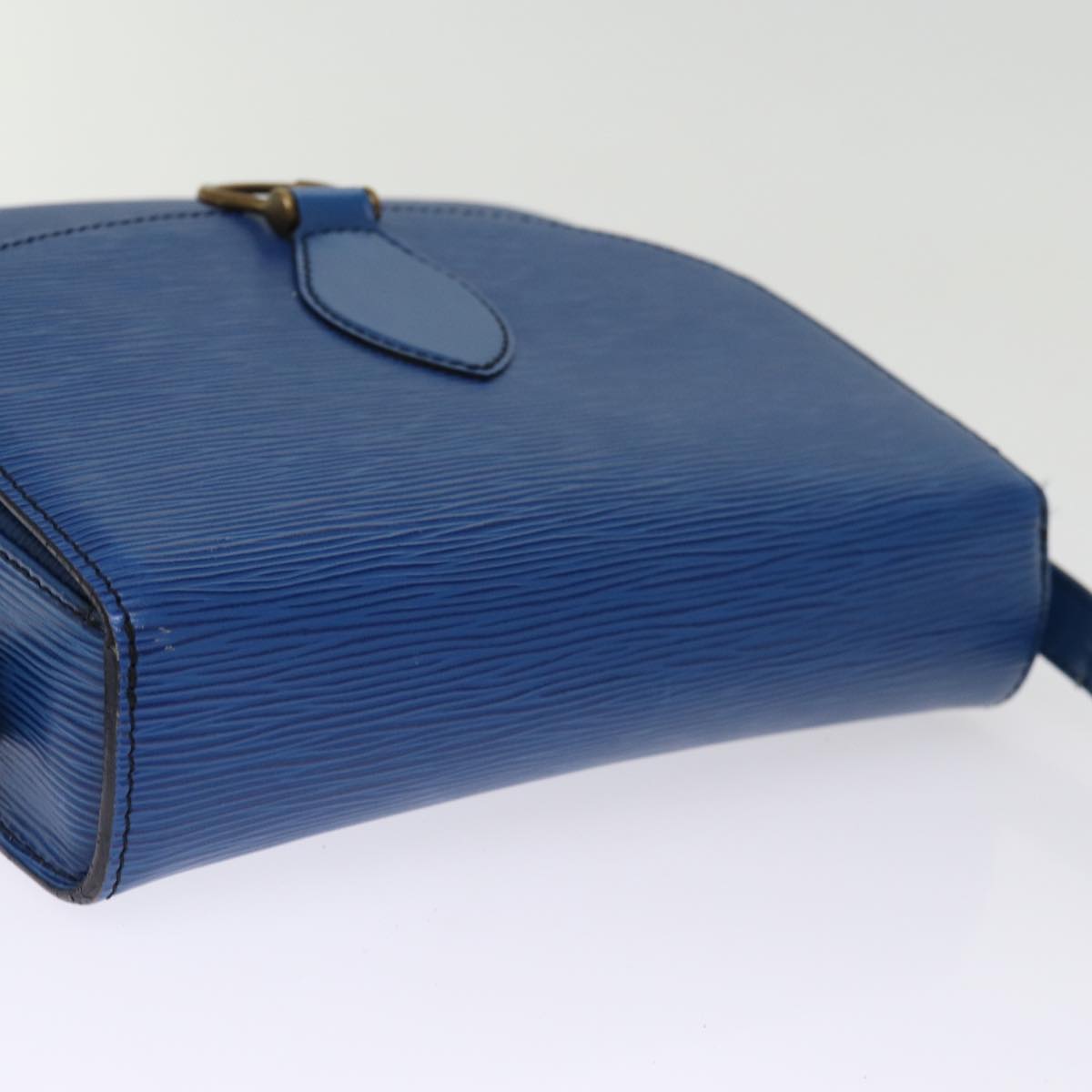 LOUIS VUITTON Epi Saint Cloud GM Shoulder Bag Toledo Blue M52195 LV bs14557