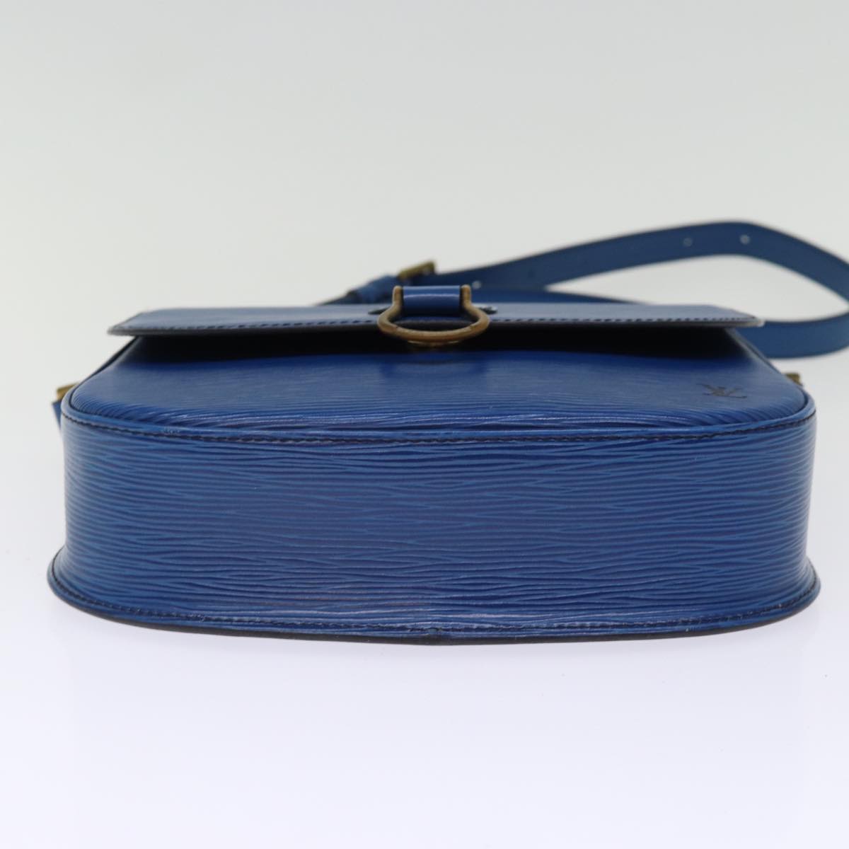 LOUIS VUITTON Epi Saint Cloud GM Shoulder Bag Toledo Blue M52195 LV bs14557
