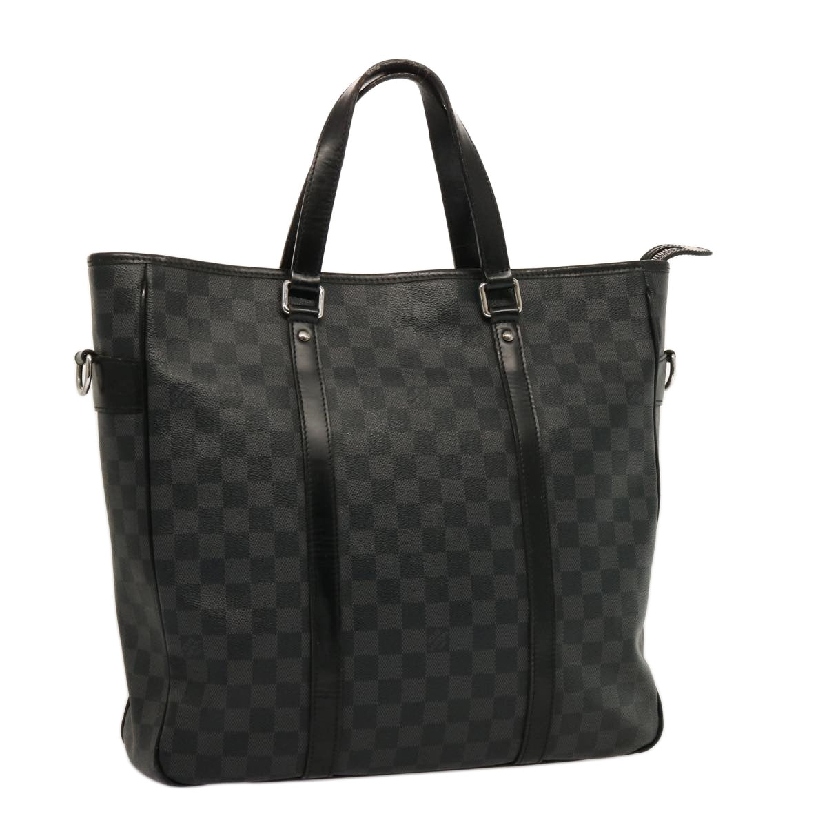 LOUIS VUITTON Damier Graphite Tadao 2way Hand Shoulder Bag N51192 bs14558