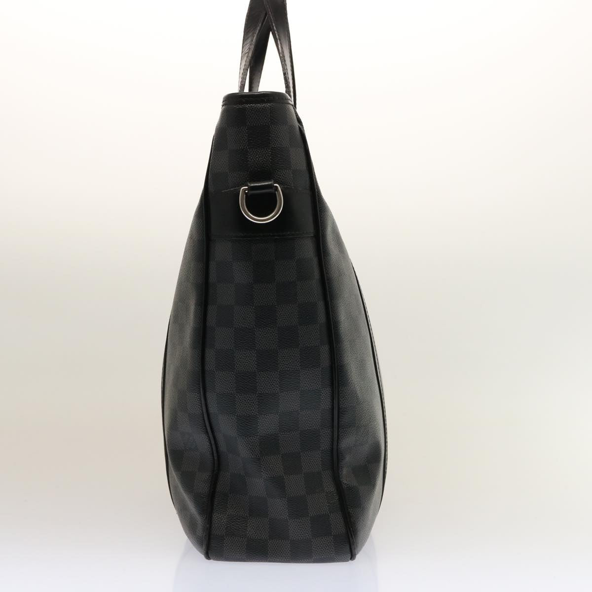 LOUIS VUITTON Damier Graphite Tadao 2way Hand Shoulder Bag N51192 bs14558