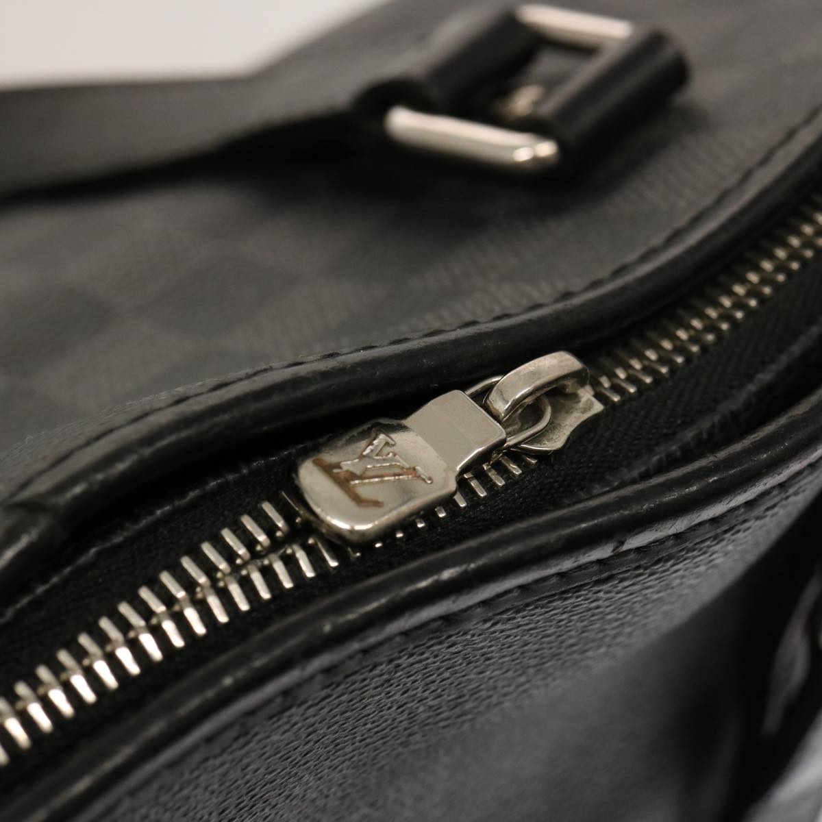 LOUIS VUITTON Damier Graphite Tadao 2way Hand Shoulder Bag N51192 bs14558