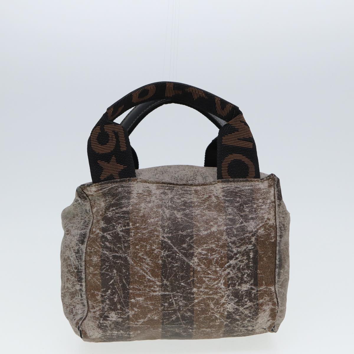 Luxury Fendi Pecan Canvas Hand Bag Canvas 3Set Black Brownbs14584