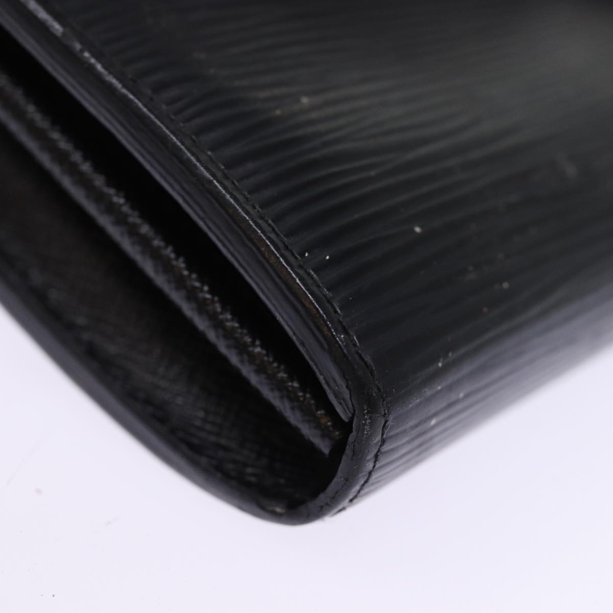 LOUIS VUITTON Epi Portefeuille Josephine Long Wallet Black LV bs14636