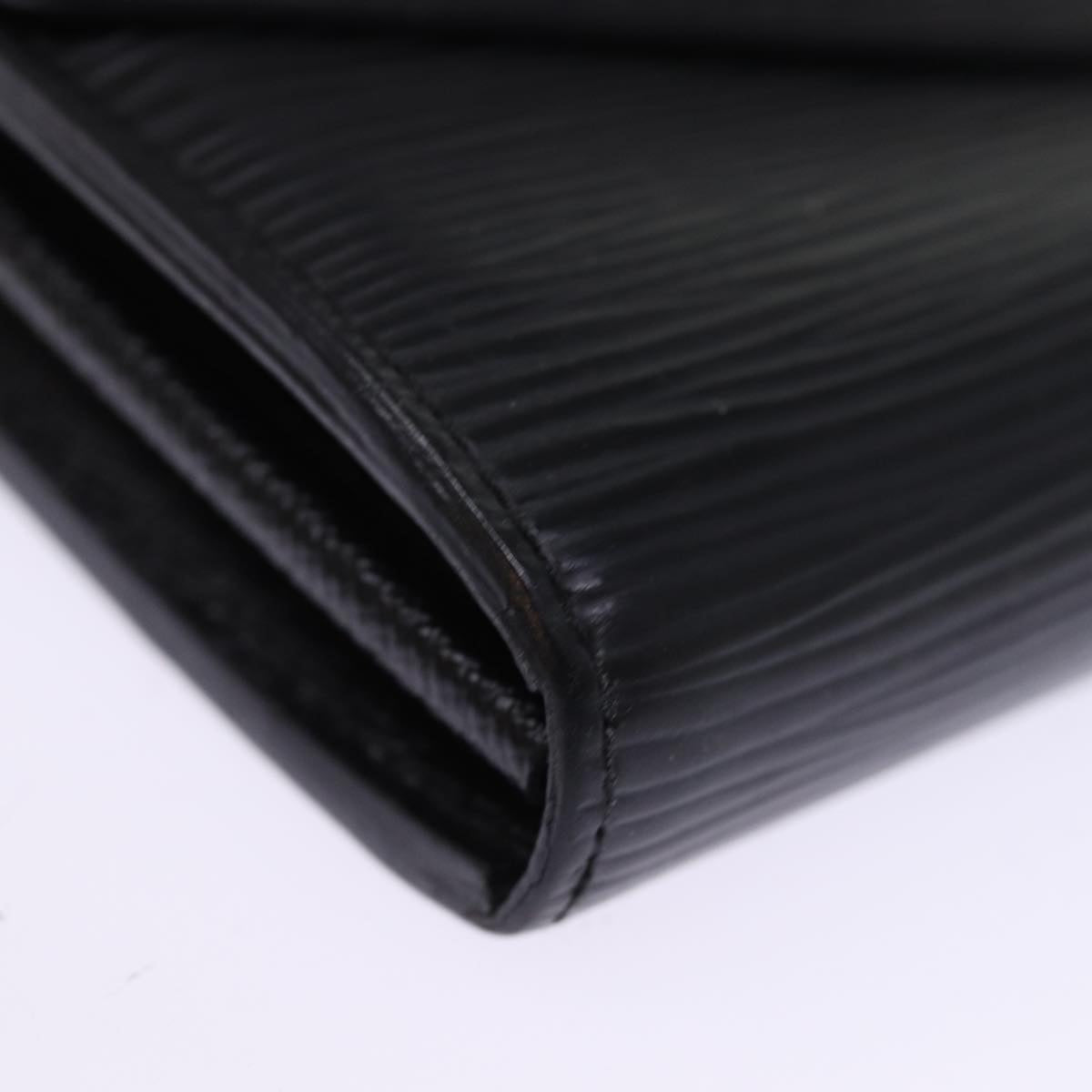 LOUIS VUITTON Epi Portefeuille Josephine Long Wallet Black LV bs14636