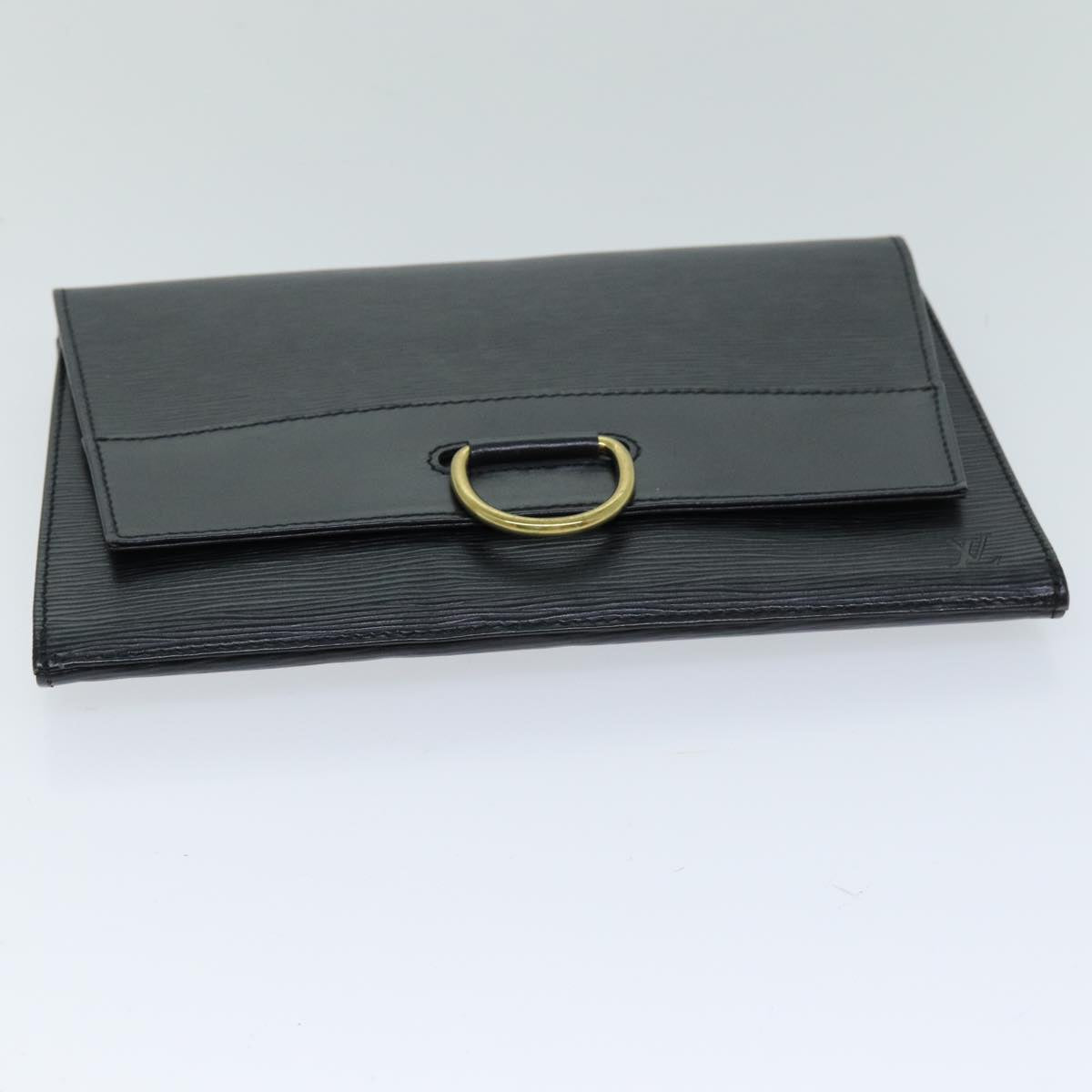 LOUIS VUITTON Epi Jena Clutch Bag Black M52722 LV bs14640