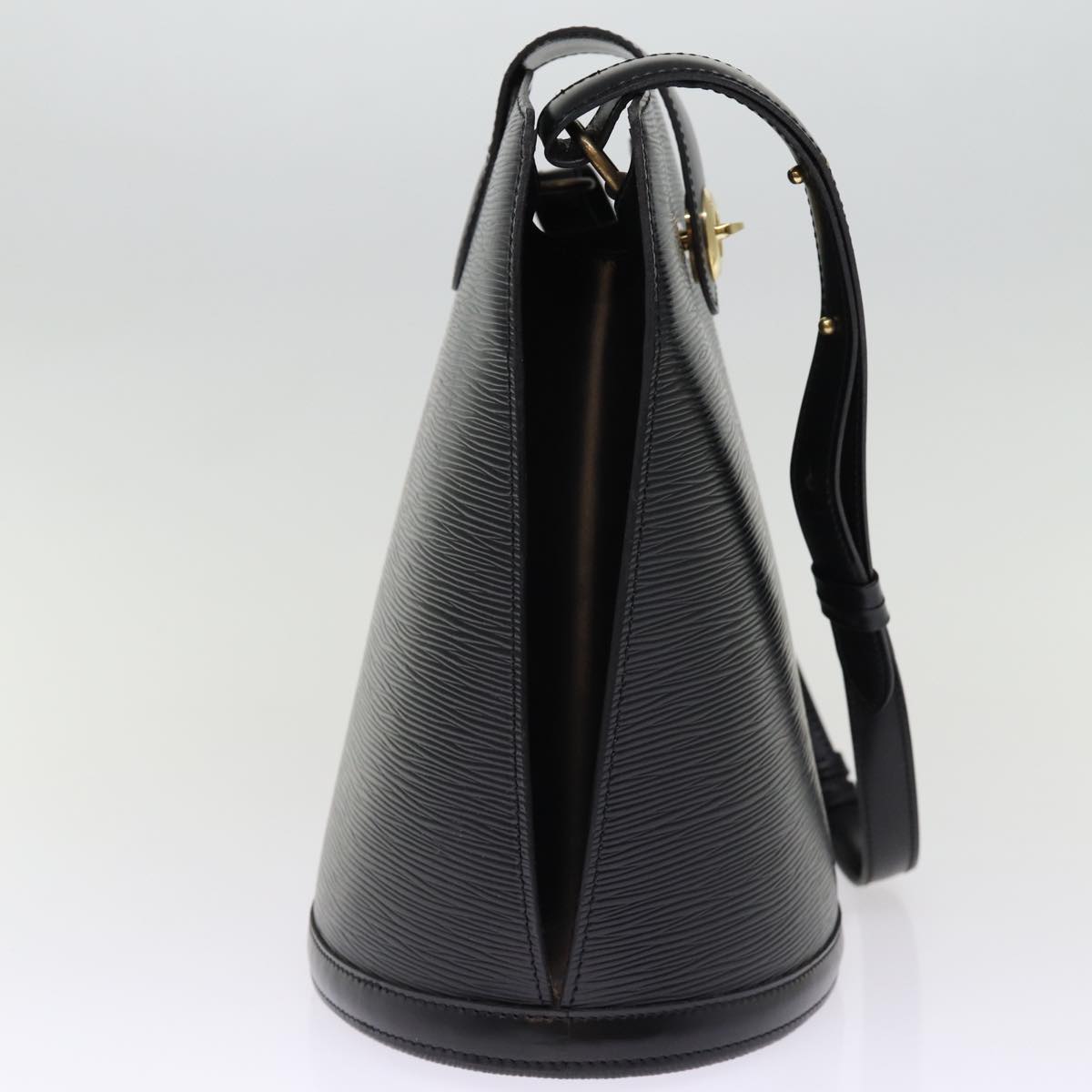 LOUIS VUITTON Epi Cluny Shoulder Bag Black M52252 LV bs14658