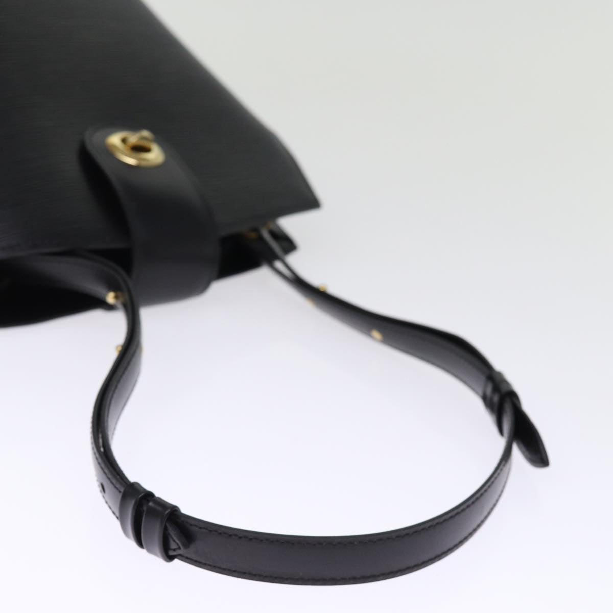 LOUIS VUITTON Epi Cluny Shoulder Bag Black M52252 LV bs14658